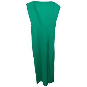 Amanda Uprichard Chamberlain Green Strapless Dress Size XS